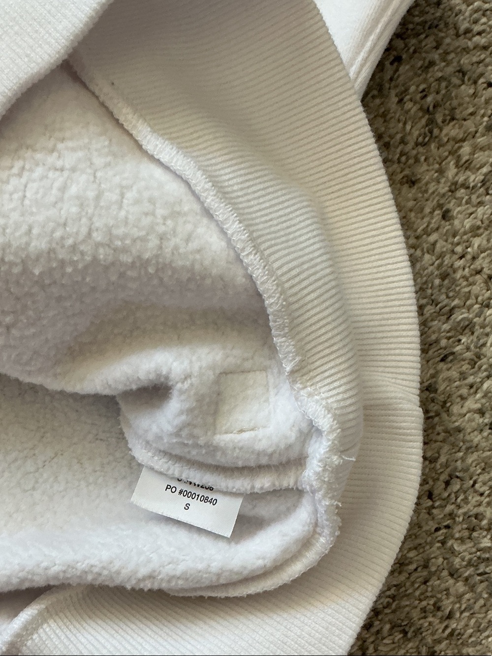 Vuori Restore Half-Zip Hoodie ~ White - Picture 6 of 12